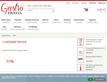 Tablet Screenshot of gastropraha.cz